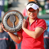 2006年女子シングルス初優勝の高雄恵利加