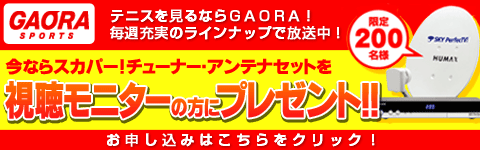 GAORA�������j�^�[�v���[���g