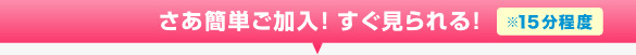 さあ簡単ご加入！すぐ見られる！