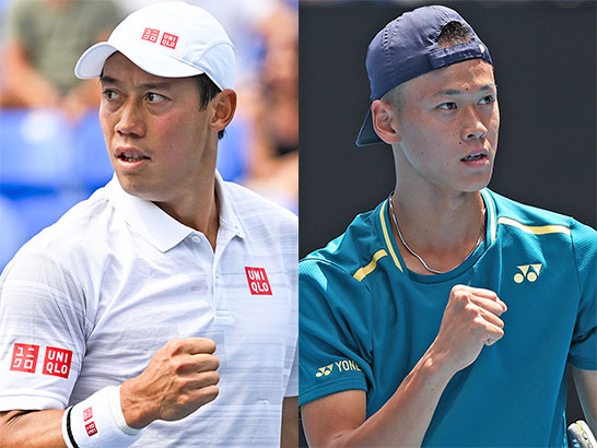 錦織圭、坂本怜