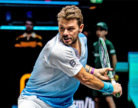 ワウリンカ 17歳に快勝し初戦突破