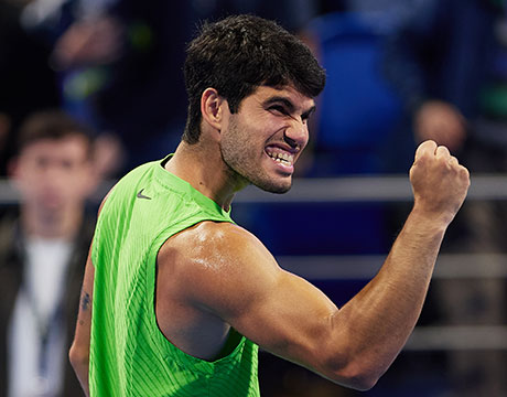 今季負けなし9連勝 アルカラス8強 (C)ゲッティイメージズ