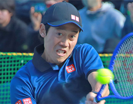 錦織圭 熱戦制し初戦突破