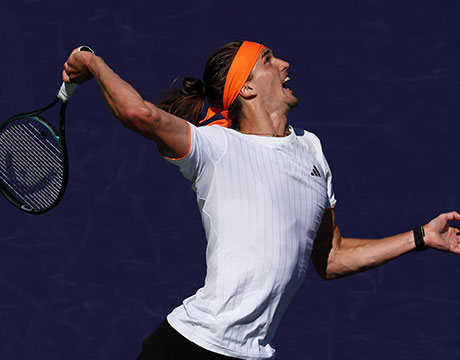 快勝ズベレフ 2年ぶり8強