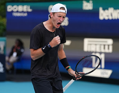 アルカラス撃破「粘り抜けた」 (C)ゲッティイメージズ