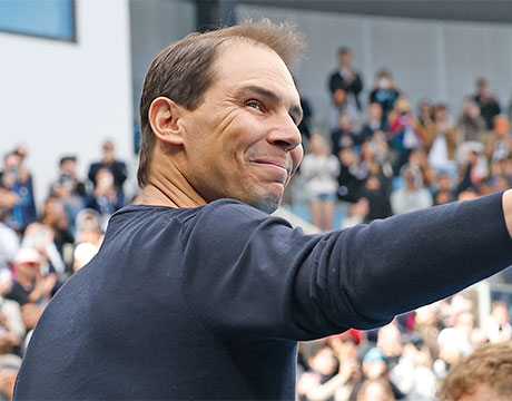 ナダルがコートに帰還「人生は順調」