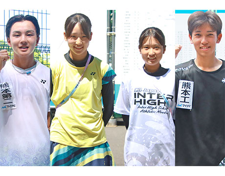 熊本勢がインハイ出場「勇気与える」
