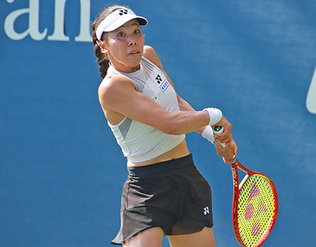 坂詰姫野 フルセットで敗れ初戦敗退