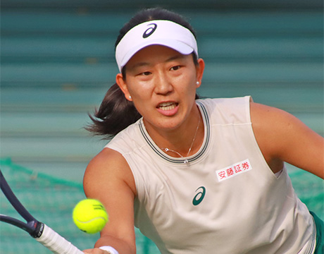 内島萌夏が柴原瑛菜破り初戦突破
