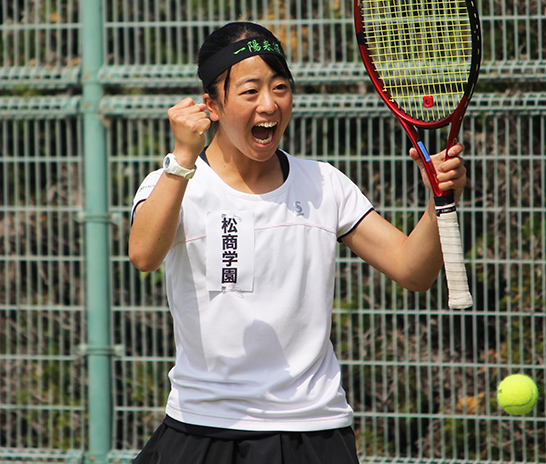 全国選抜高校テニス松商学園S3吉田琴美