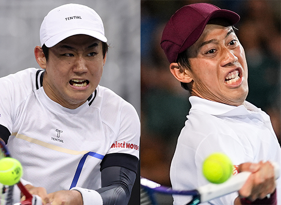 西岡良仁、錦織圭