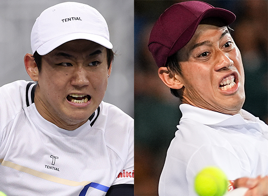 西岡良仁、錦織圭