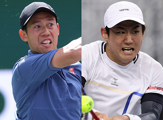 錦織圭、西岡良仁