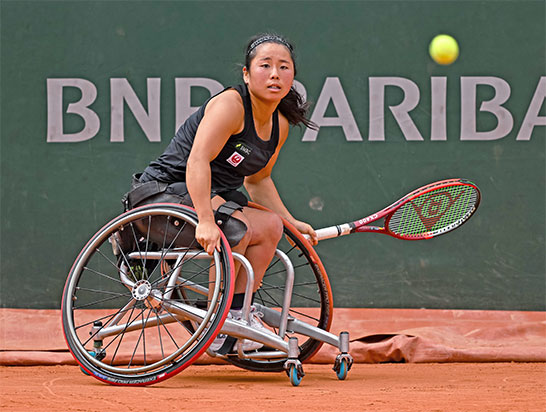 上地結衣 激闘制し全仏OP決勝進出