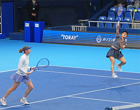 青山修子ペア 東レPPO準決勝敗退 (C)