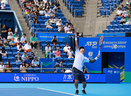 連続写真】西岡良仁のサーブ⑥ - テニスニュース - テニス365