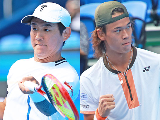 【告知】西岡良仁&坂本怜 全豪OP予選1回戦