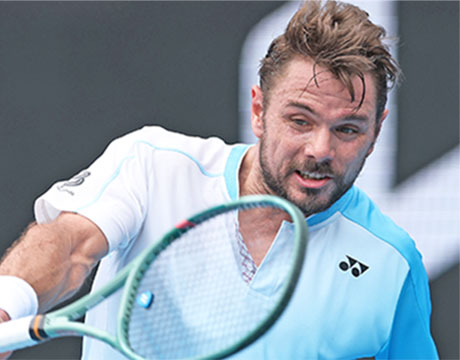 ワウリンカ 最後の全豪OPで初戦突破