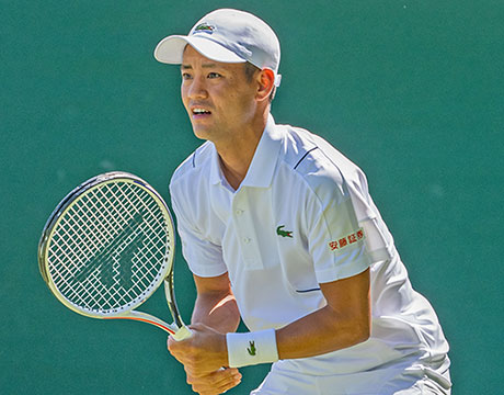 守屋宏紀 第2シード破り3年半ぶり4強