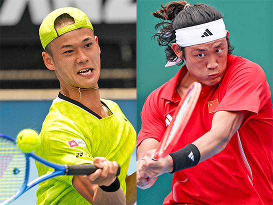 （左から）坂本怜、ジャン・ジジェン