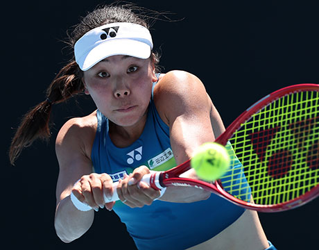 坂詰姫野 ストレート勝ちで本戦王手