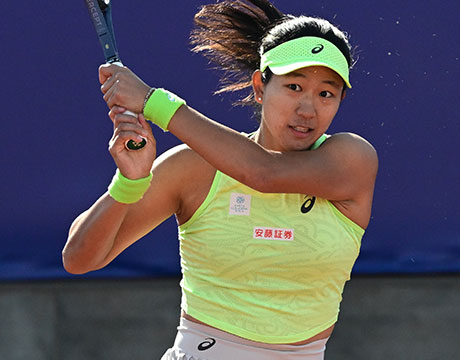 前週Vの内島萌夏 トップ100復帰