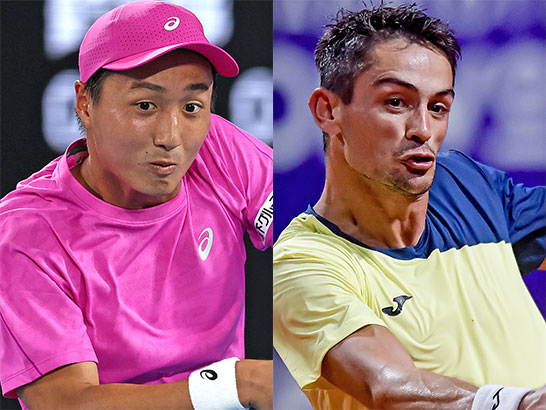 （左から）望月慎太郎、マリアーノ・ナヴォーネ