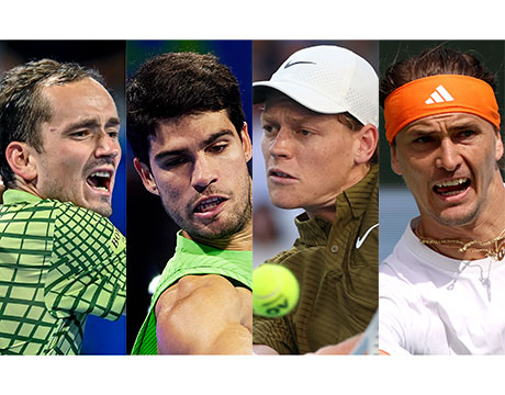 アルカラス、メドベージェフ、シナー、ズベレフ