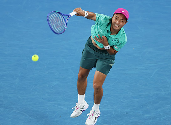 望月慎太郎 逆転勝ちで初戦突破