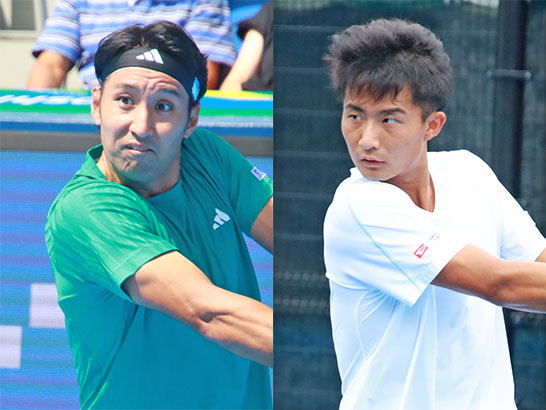 （左から）内山靖崇、松岡隼