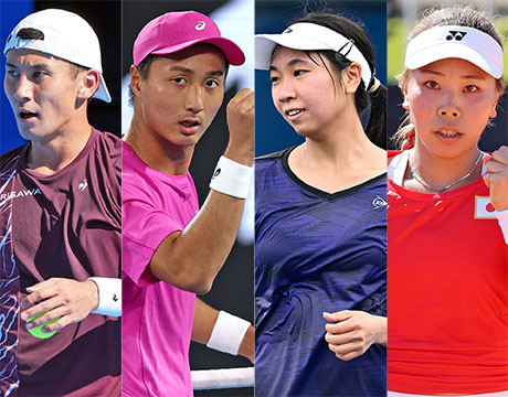 （左から）島袋将、望月慎太郎、伊藤あおい、坂詰姫野