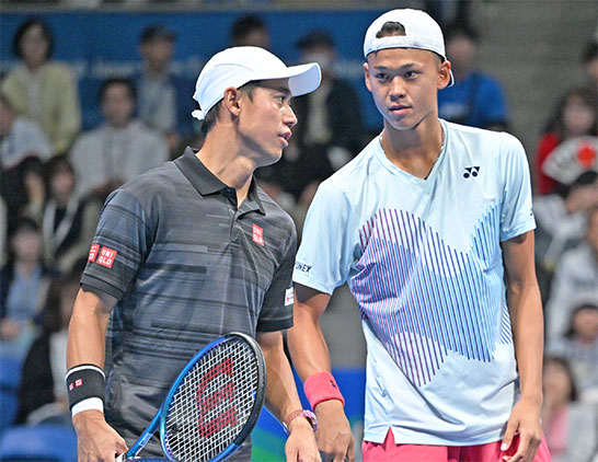 錦織圭、坂本怜