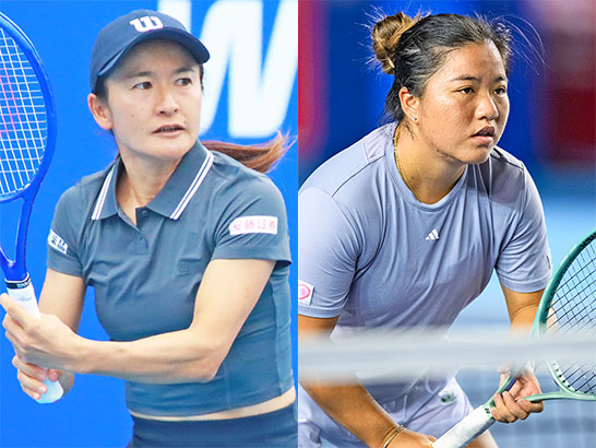 （左から）青山修子、リャン