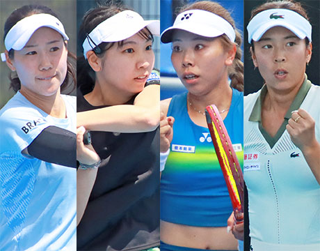 日比野菜緒、伊藤あおい、坂詰姫野、本玉真唯