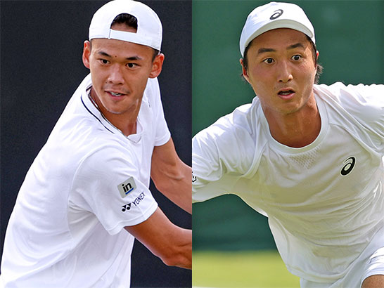 （左から）坂本怜と望月慎太郎