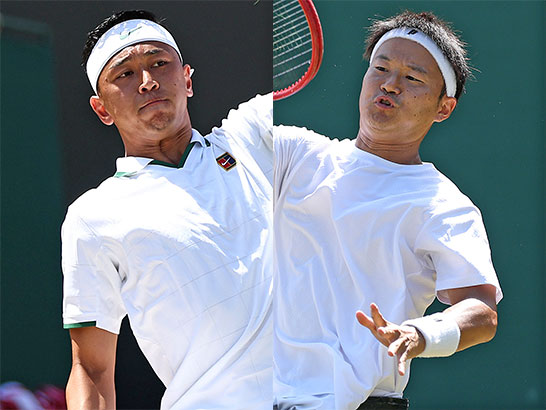 （左から）小田凱人と三木拓也