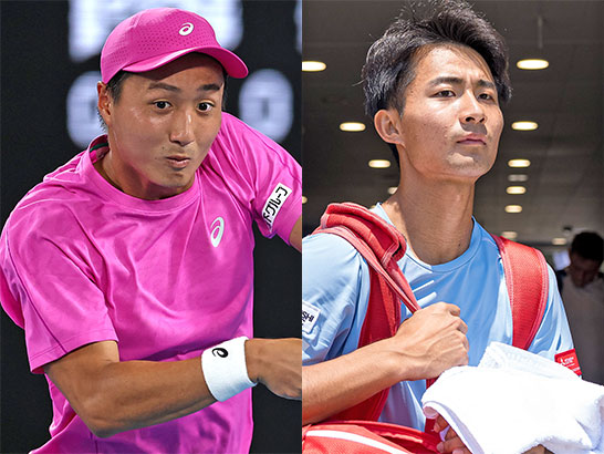 （左から）望月慎太郎と松岡隼