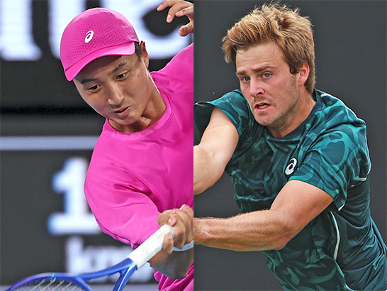 （左から）望月慎太郎とヨハネス・マンデー