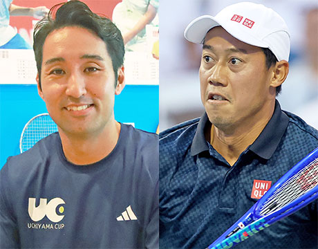内山靖崇、錦織圭