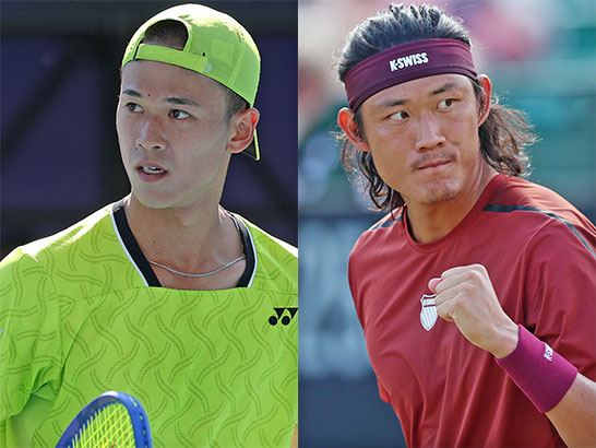 （左から）坂本怜とジャン