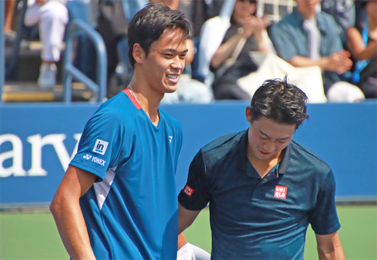坂本怜、錦織圭