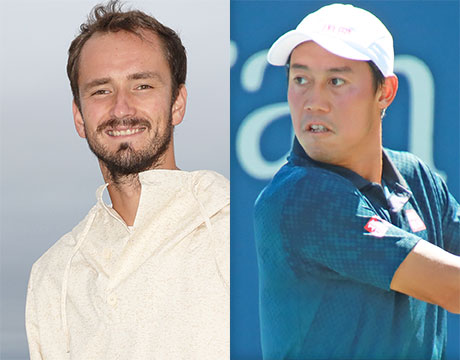 メドベージェフ、錦織圭