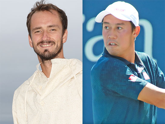 メドベージェフ、錦織圭