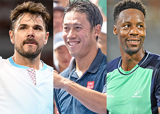 ワウリンカ、錦織圭、モンフィス