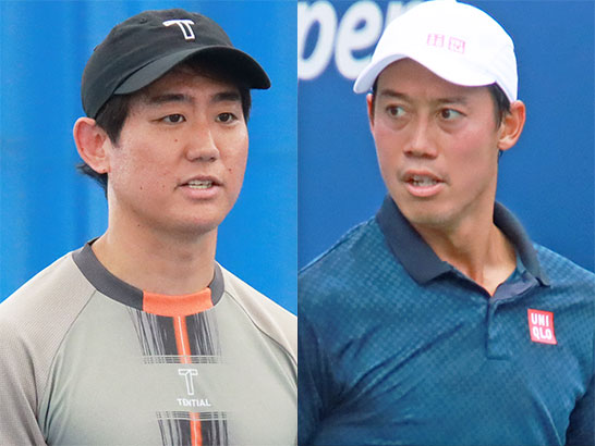 西岡良仁、錦織圭