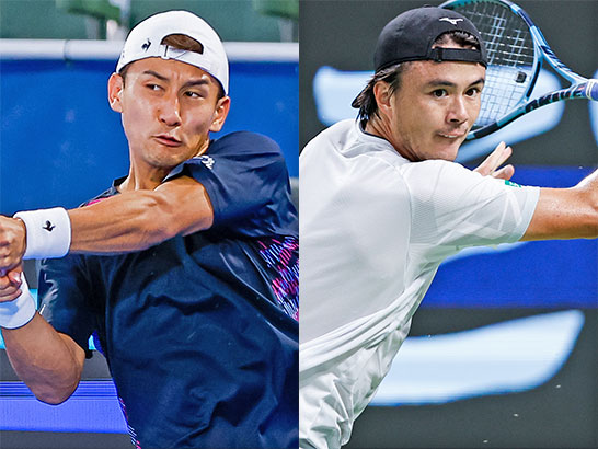 （左から）島袋将とダニエル太郎