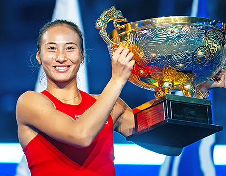 WTA1000初制覇、母国で復活V