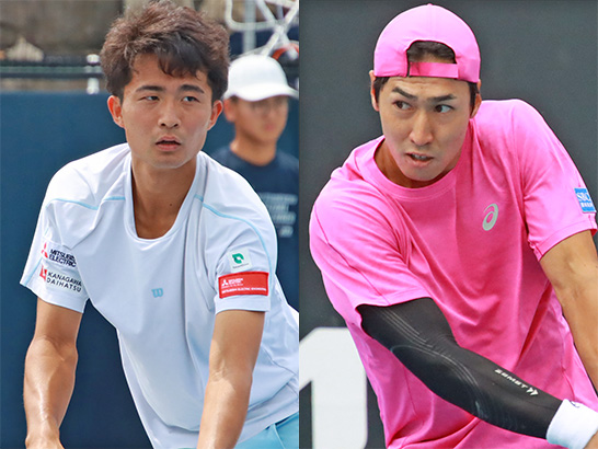 （左から）松岡隼、綿貫陽介