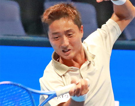 望月慎太郎 ストレート勝ちで8強